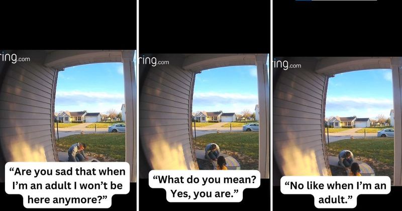 Little girl asks her father how he will feel when she moves out. His reply will stay with her forever