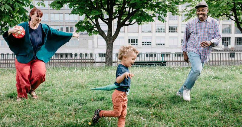 Mom tears up watching her boy playing with a 'stranger.' He didn't know him but knew his 'heart' instantly