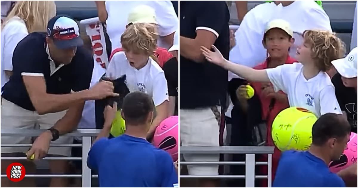 Viral CEO who snatched US Open hat from a child admits it was a 'necessary lesson in humility'
