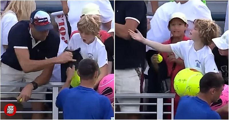 Viral CEO who snatched US Open hat from a child admits it was a 'necessary lesson in humility'