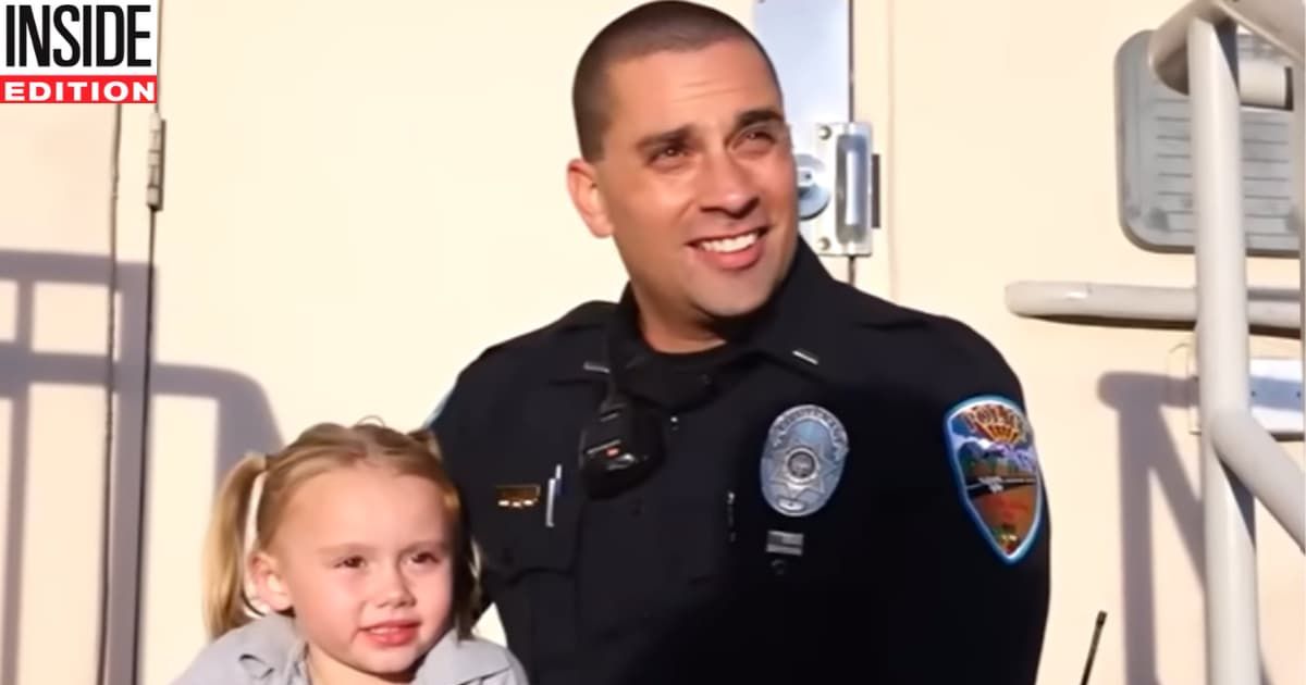 Cop responding to abuse call watched Disney movie to calm 2-year-old baby — ends up adopting her