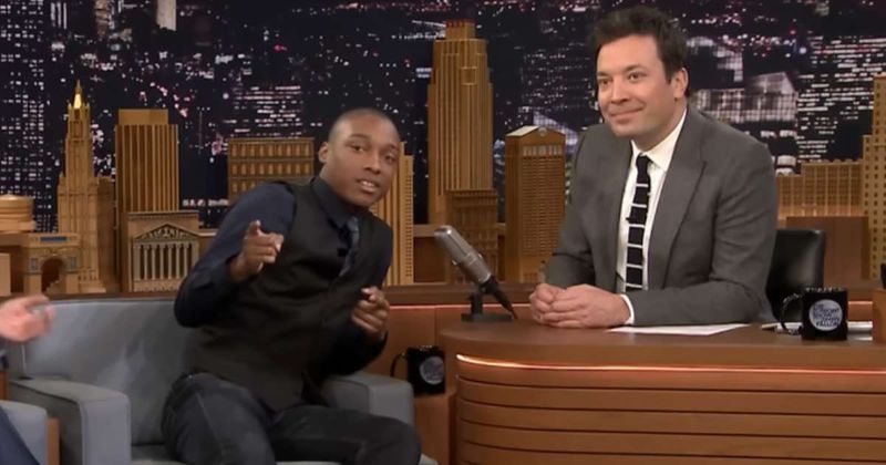 Teacher predicted he’d one day perform on 'Tonight Show'. When he got there, he surprised his teacher with a request