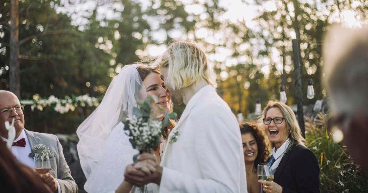 Newlyweds' first dance leaves family sobbing as they hear late grandma's 'teen voice' singing to them