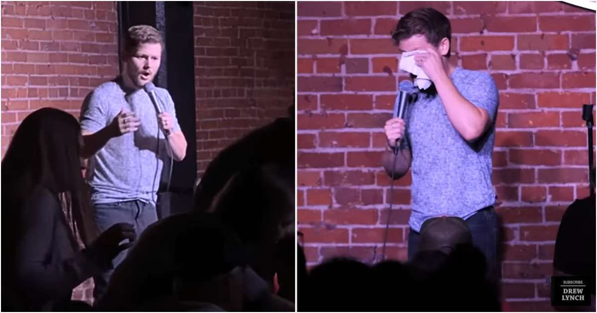 Audience saves man from heart attack mid-comedy show. The comedian visited hospital to finish the show for him