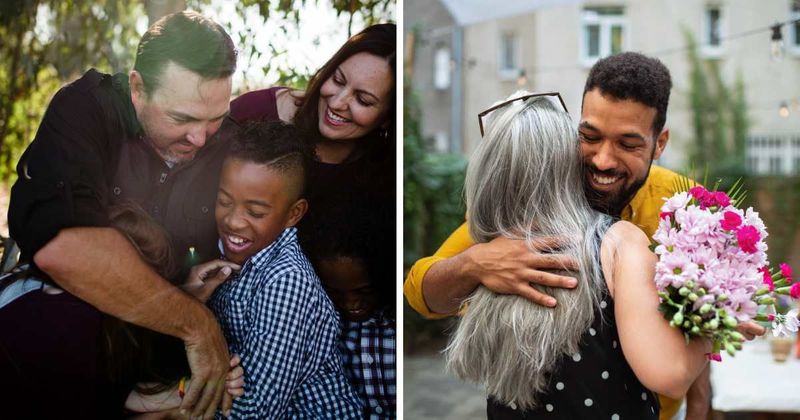 He finally met Australian couple who sponsored him as a kid. When they handed him a 30-year-old folder, he wept