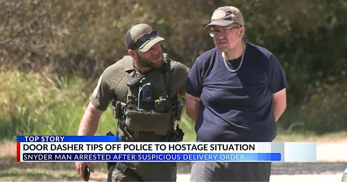 Texas DoorDash driver noticed suspicious items in an order — his quick call rescued a hostage