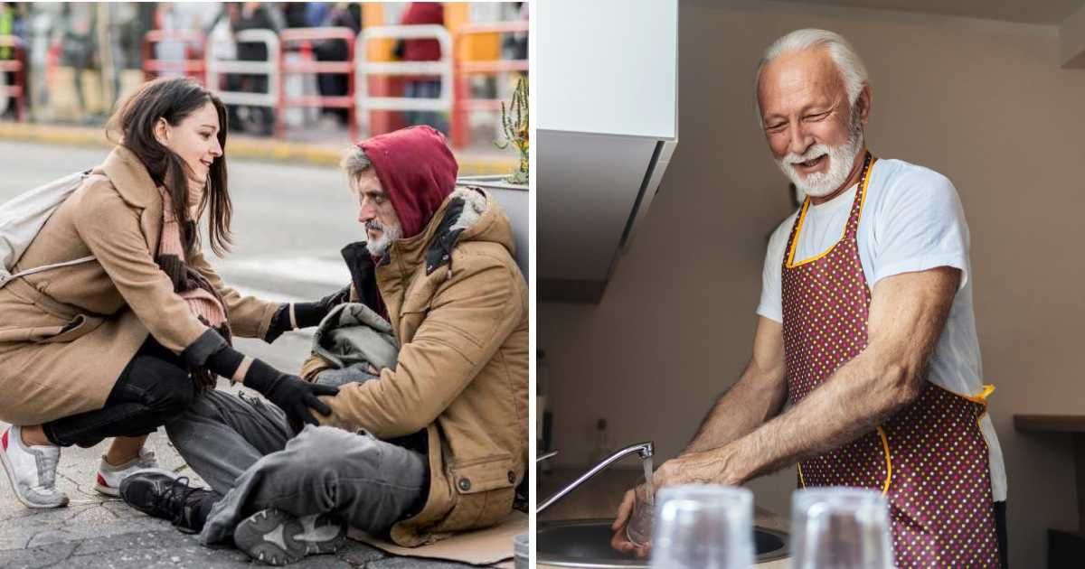 Homeless man asked café owner for money — she offered him a job instead and changed his life
