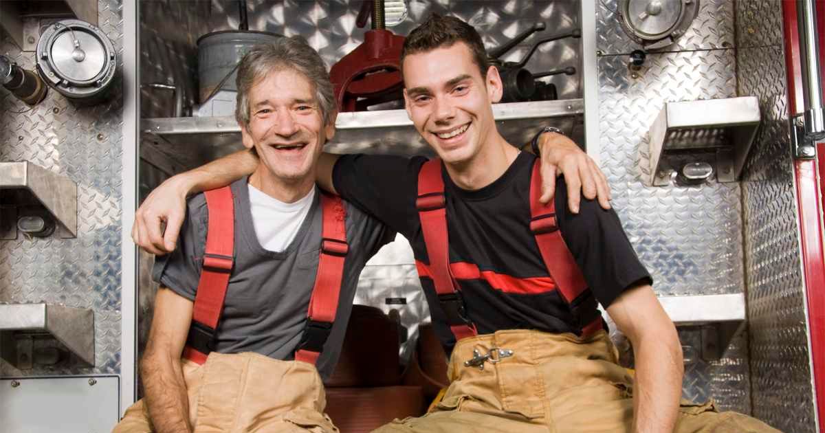 Proud firefighter makes emotional call to tell son he got hired for daddy's job — but he barely gets through it