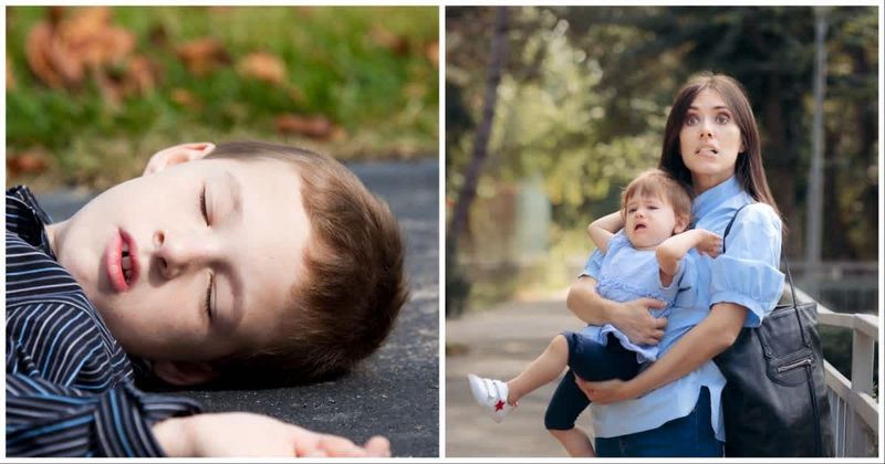 Stranger's gut instinct saved boy suffering seizure after friends abandoned him for 'faking it'