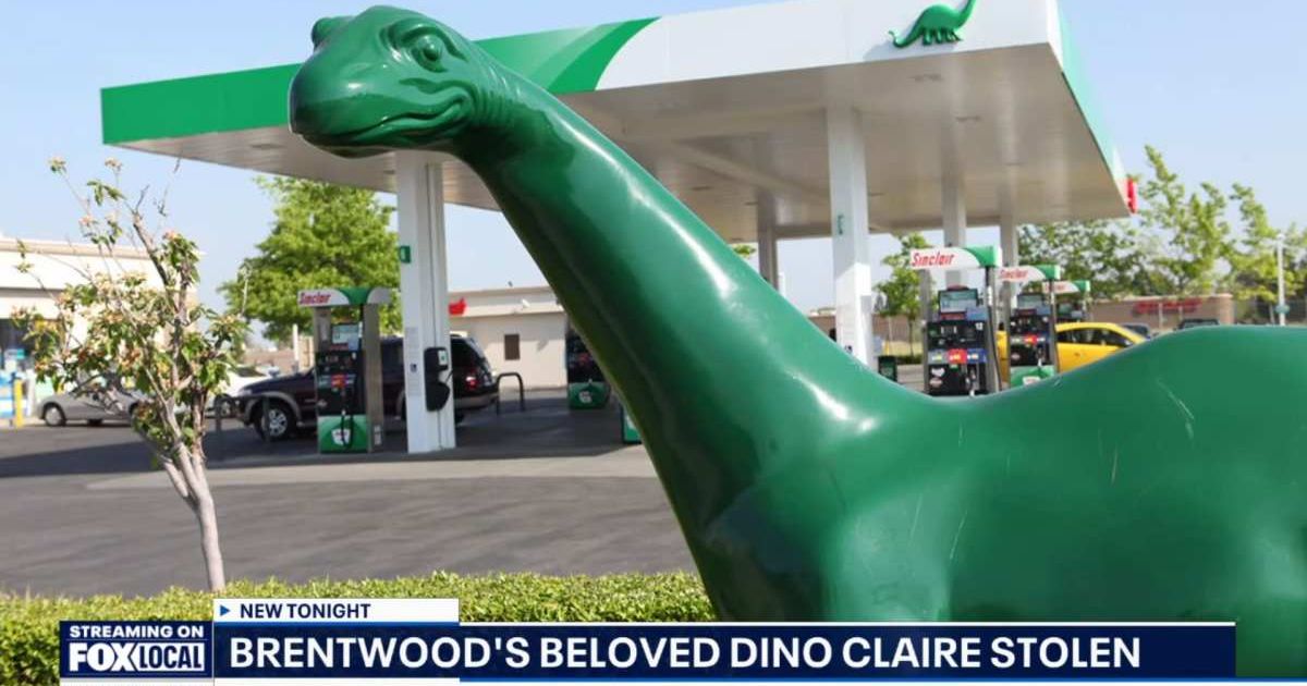 Man stole LA’s beloved dinosaur — then returned it with an apology note that'll make any Angeleno proud