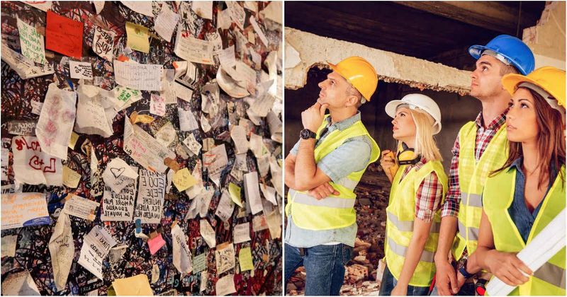 Historians find secret notes and doodles behind 200-year-old school walls, and the caricatures are hilarious