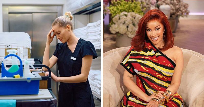 Hotel worker panicked when Cardi B uncovered her little secret but she supported her — from one mom to another