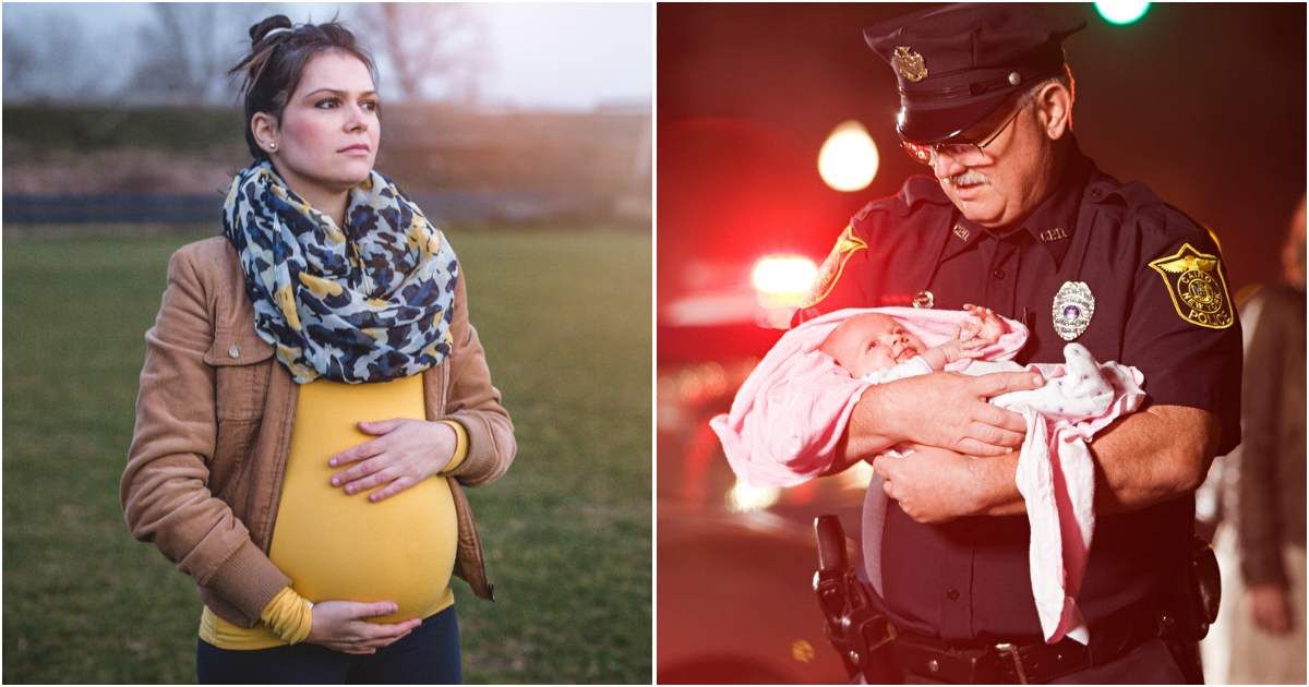 Homeless woman asked a cop to adopt her unborn baby — when she explained why she chose him, he teared up