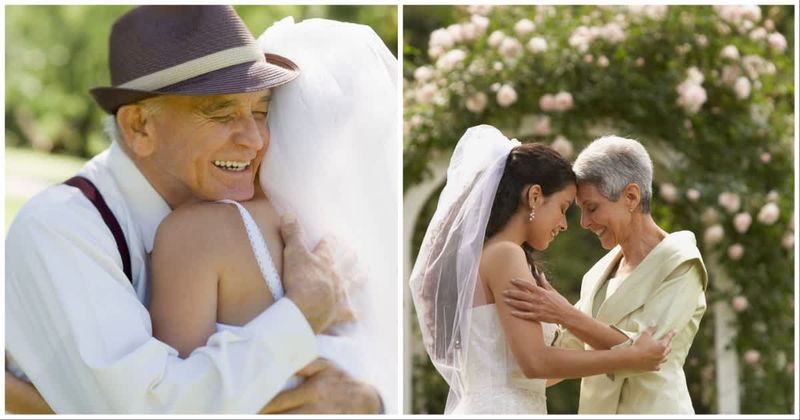 Bride pauses first dance to let Mom and her dad finally have the dance they never got to have at her wedding