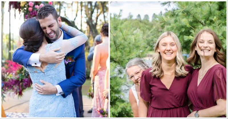 Groom was heartbroken he could never dance with late mom — until two people stepped in and moved everyone to tears