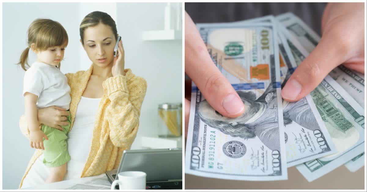 Mom asked babysitter for a 50% discount since one kid slept the whole time but got schooled instead