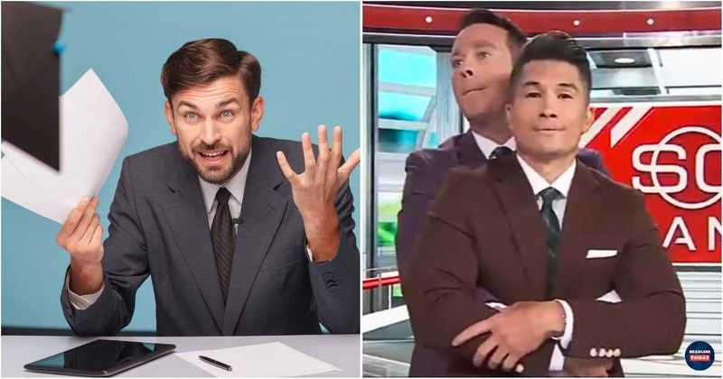 SportsCenter anchor reads 'breaking news' live and realizes it’s a 'groomsman' invite from co-host