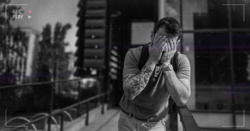 Daughter caught dad's reaction to her miscarriage on their home CCTV. It left her sobbing even harder