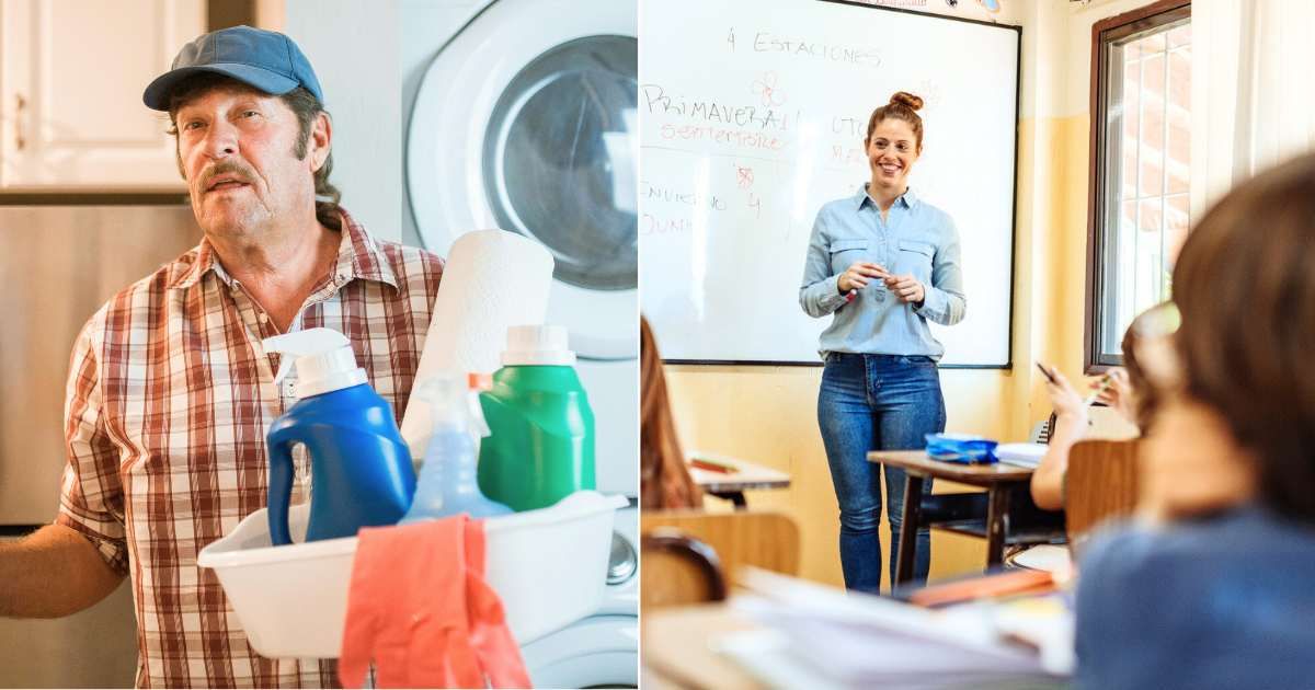 Boston janitor worked the same school for years. He burst into tears when his daughter walked in as a teacher