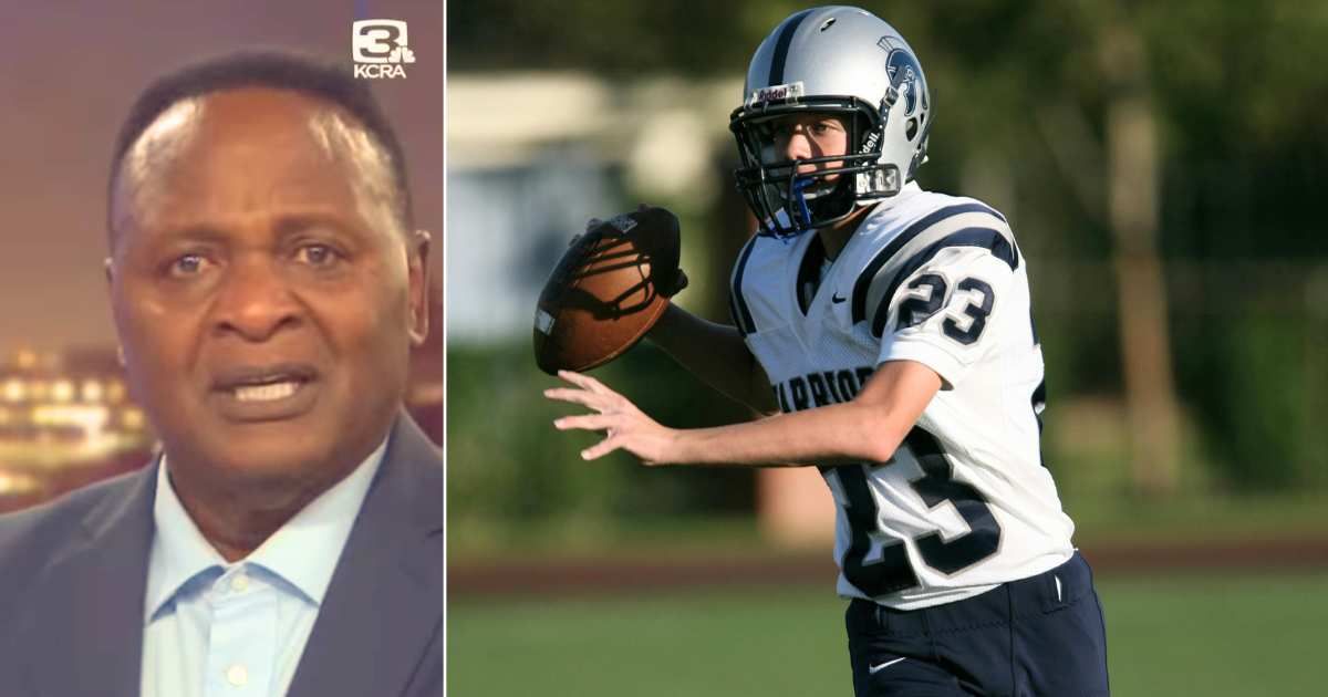 Sports reporter signs off in tears on Live TV but not before making a final plea to small town America