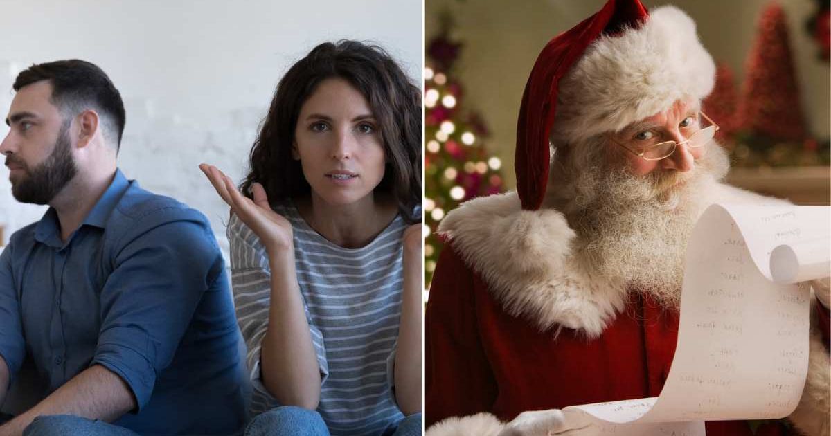 Woman realizes her boyfriend 'thinks Santa Claus is real' after accidentally stepping in on bizarre family ritual