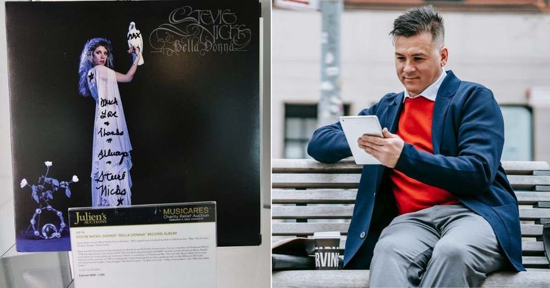 Man got a message from a vinyl collector about a Stevie Nicks album — and unexpectedly got something he misplaced in 1982