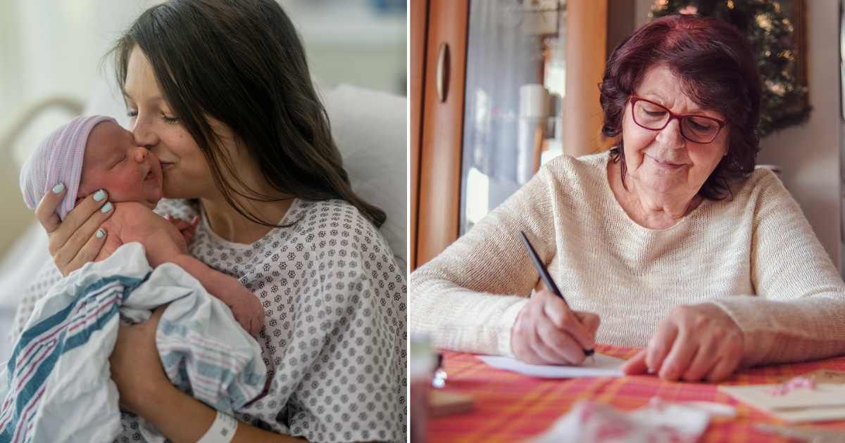 New mom left emotional after discovering letter her late mother wrote 10 years ago for this very day