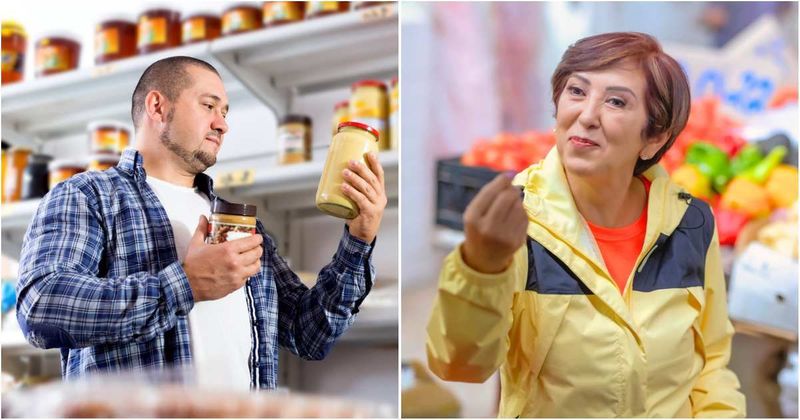 Stranger eyeing shopper's peanut butter can, jokes he must be 'living good' — and it opened his eyes