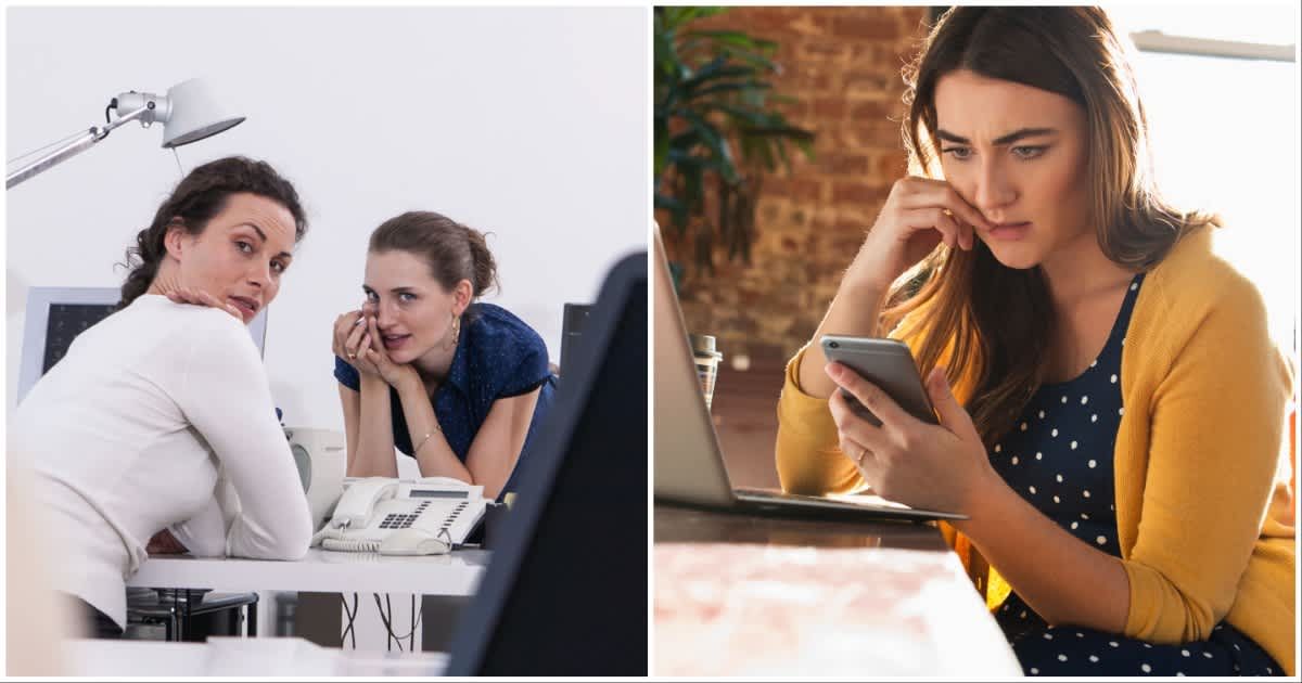 Coworkers kept trashing colleague in private chat while sitting next to her — until one text mistakenly landed in her inbox
