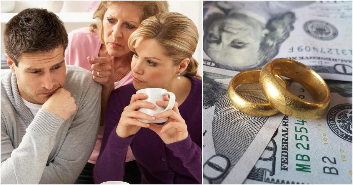 Groom's mom loaned the couple $30K for their wedding but then made a ridiculous request about their cash gifts