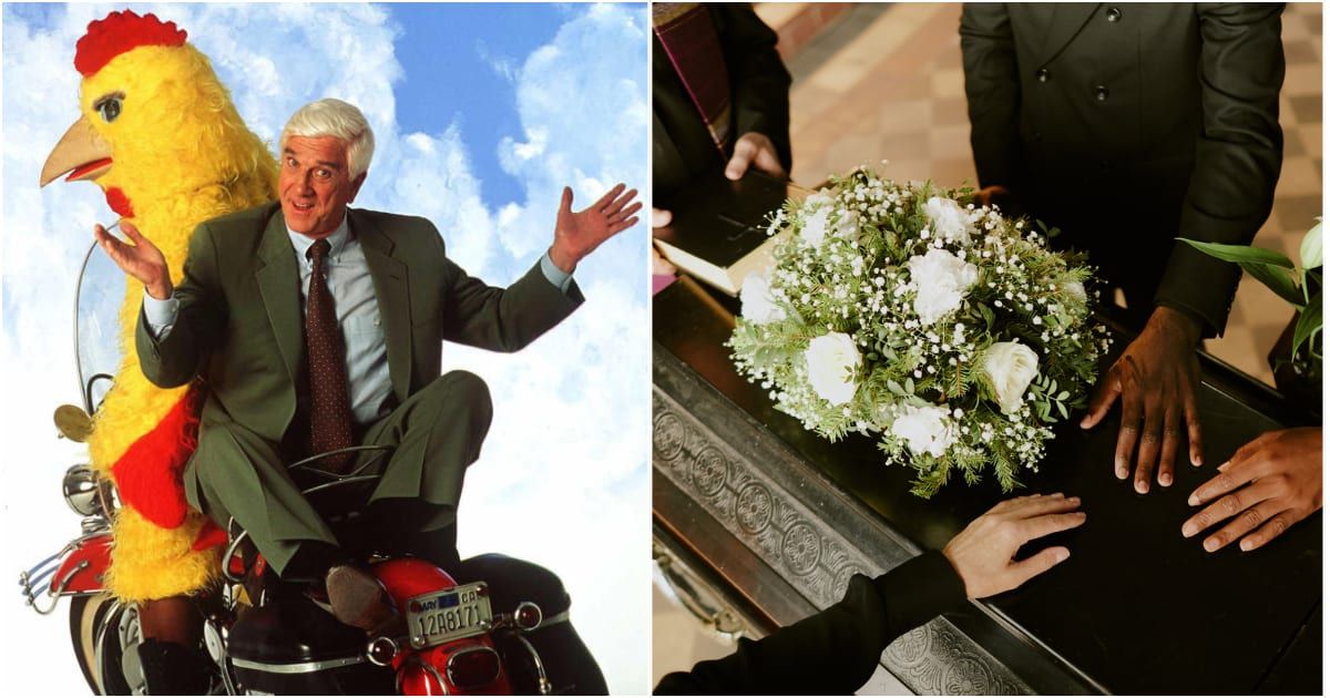 He saved his best joke for his own funeral. Leslie Nielsen’s niece shares the hilarious family secret