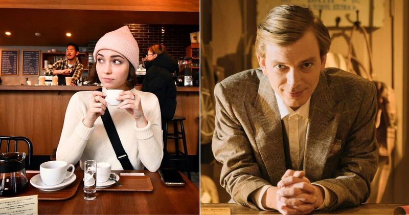She froze as a creepy man bothered her in a cafe. A random stranger used a clever trick to protect her