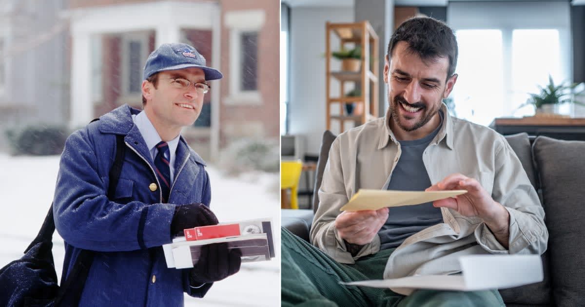 USPS Mailman leaves beautiful letter after finding a Christmas gift they left him