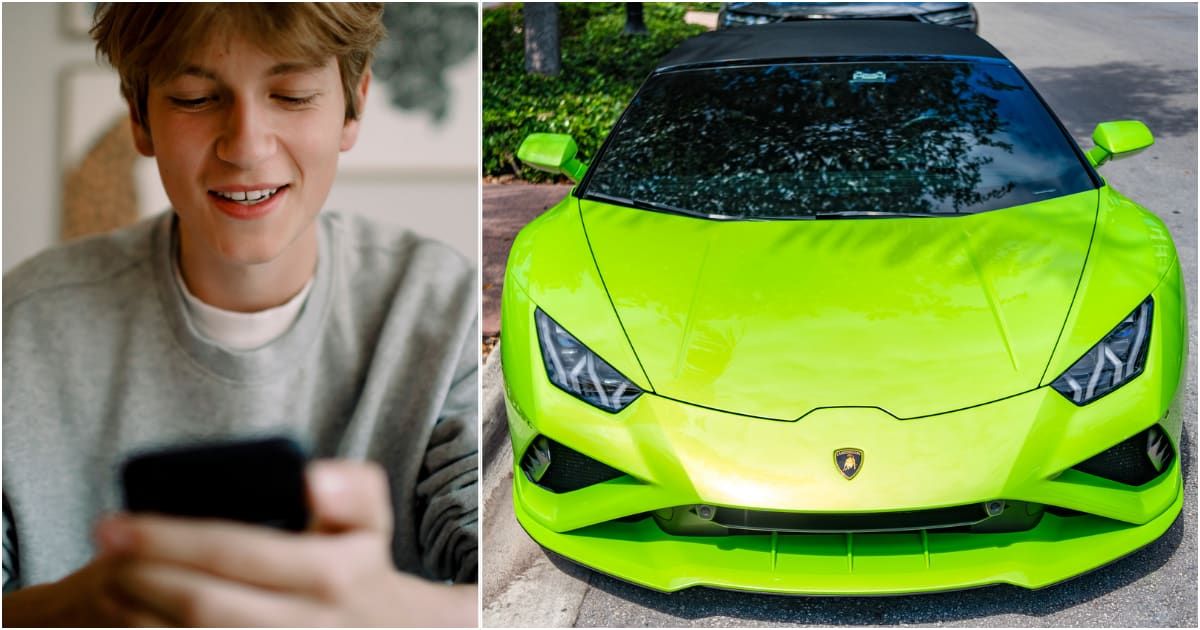 HOA letter scolds teen for parking a Lamborghini in his driveway, until one Instagram video made them eat their words