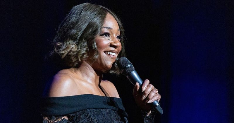 Tiffany Haddish spotted childhood social worker in audience — and recalled 'one dialogue' that saved her life
