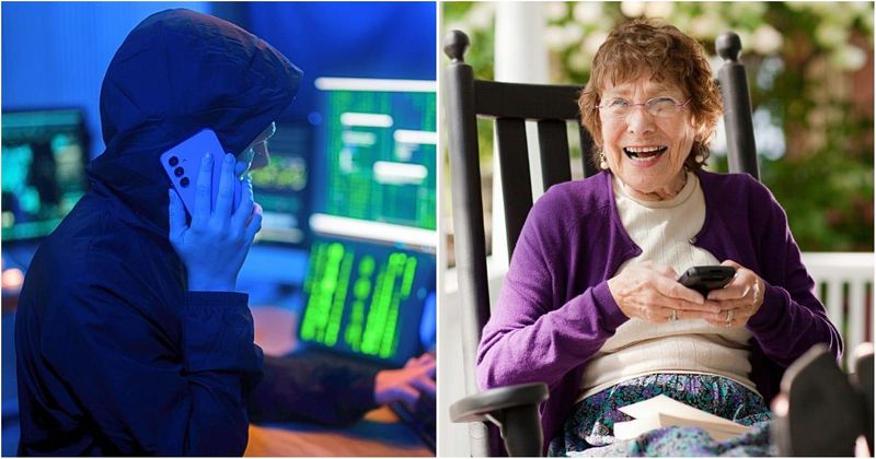 Scammer tried to frighten an elderly woman with a fake $5,000 penalty — her calm 2-word reply ruined his entire plan