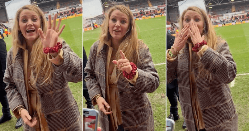 Cheeky fan asked Blake Lively to say 'hi' to his girlfriend — but it was her quirky reply that made the crowd gasp