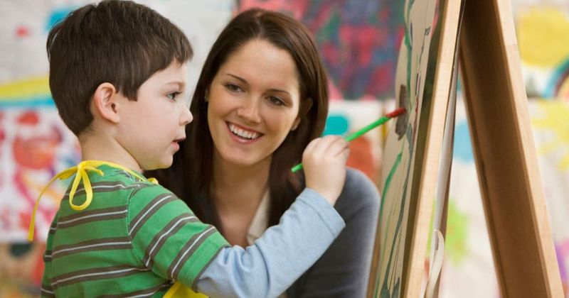 Mom was puzzled when her 5-year-old put artwork on the wall — what she discovered made her message his teacher immediately