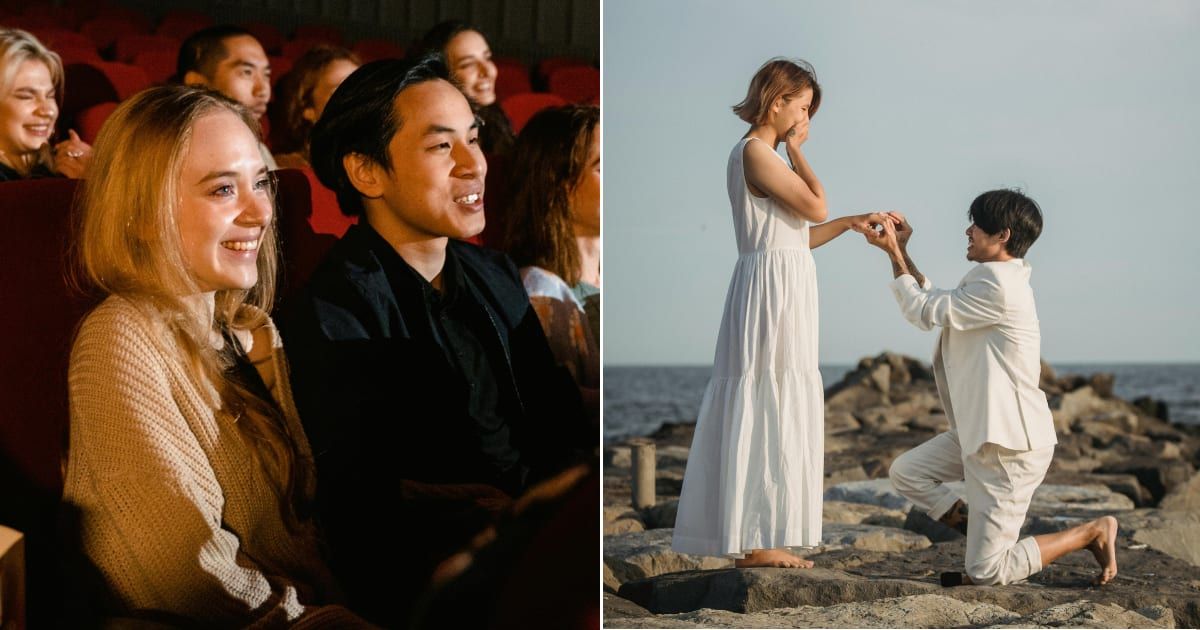 Girlfriend shows up to watch a short film in California — has no idea her boyfriend created it to propose on stage