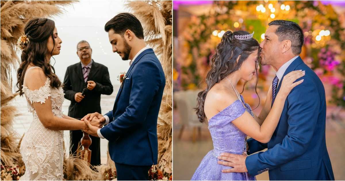 Groom paused before saying vows and invited his step-daughter to join them. What happened next left everyone crying