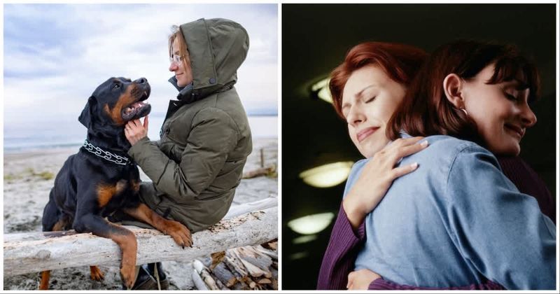 Desperate for a kidney donor, she watched her doberman 'choose' a random stranger at the beach