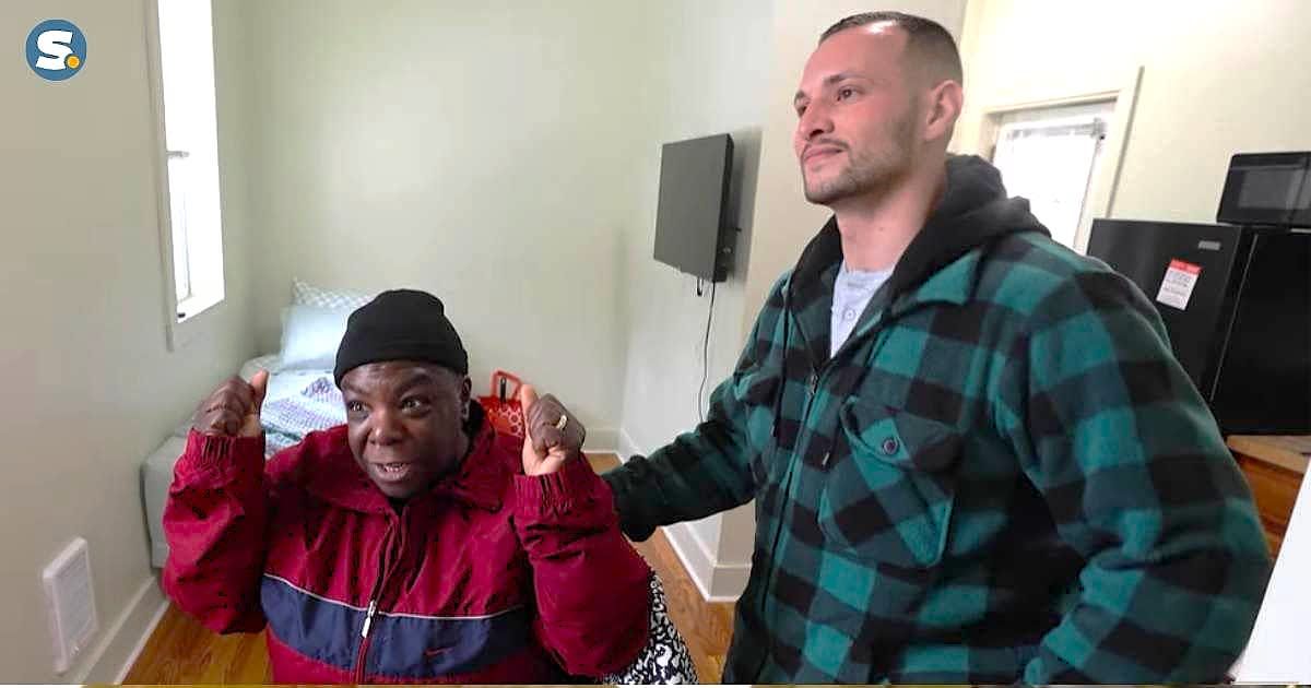 Grieving widow pointed to husband’s gravestone when asked where she lived — an officer turned her life around