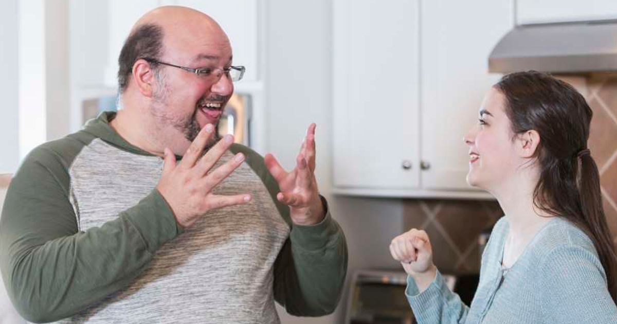 Girl signed lyrics for deaf dad at a rock band concert. Then, she got a text from the drummer with a request