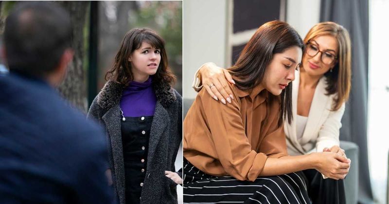 Terrified woman fled into a grocery store to escape a stalker. A kind stranger quietly walked her home