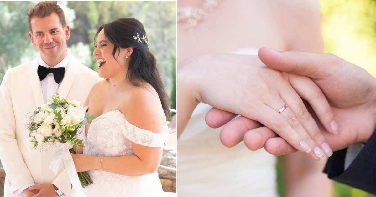 Mic picks up the groom's heartbeat as the bride approaches. It revealed what he genuinely feels about her