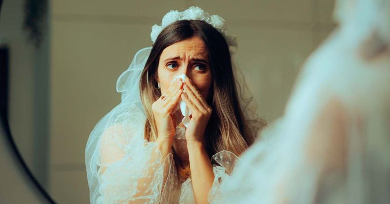 Bride feared she’d ruined her wedding party with a stomach bug — the real reason had guests cheering