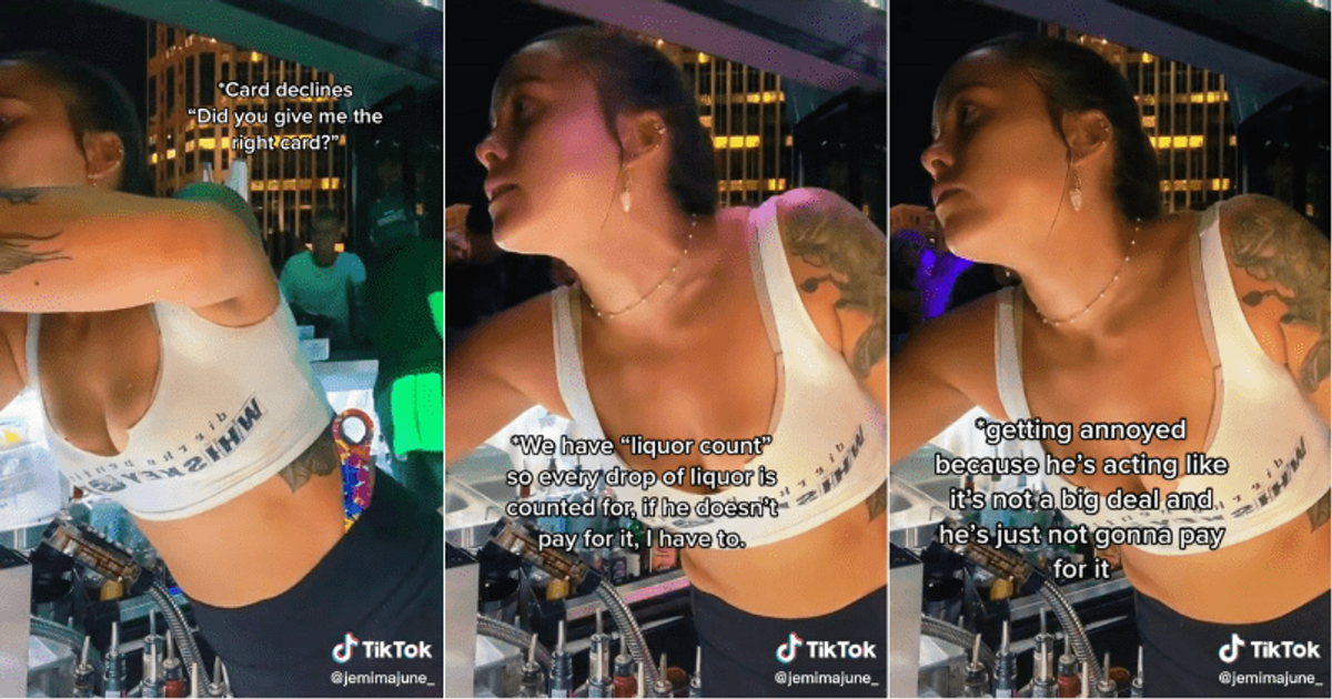 Bartender shares ingenious solution to dealing with unpaying customers: 'You handled that so well'