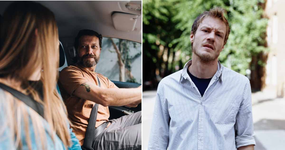 Creepy guy catcalled girl without realizing her Italian dad was sitting in the car — her dad him running in minutes