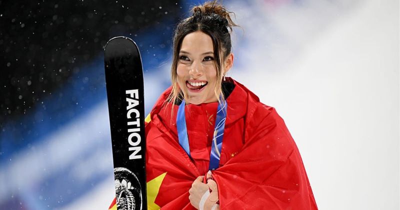 Reporter tried to shame freeskier with 'most Olympic medals ever.' She counted her medals for him