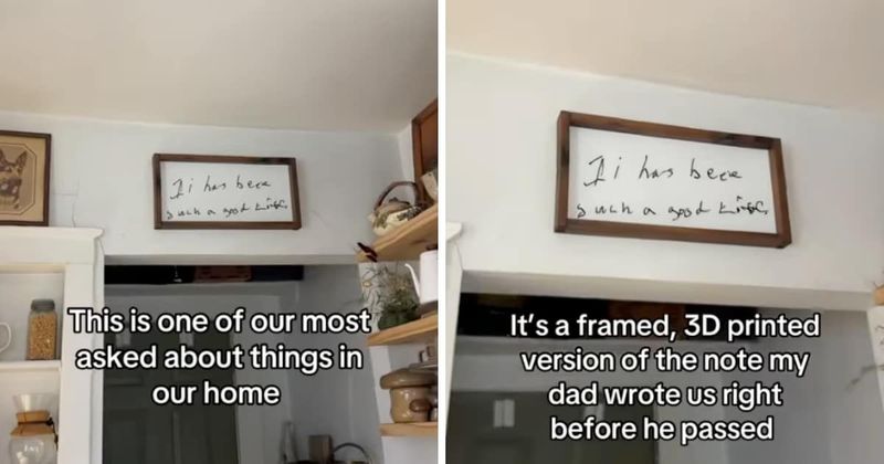 Daughter frames her late dad’s final words at home — and it’s a quiet lesson on what really matters in life